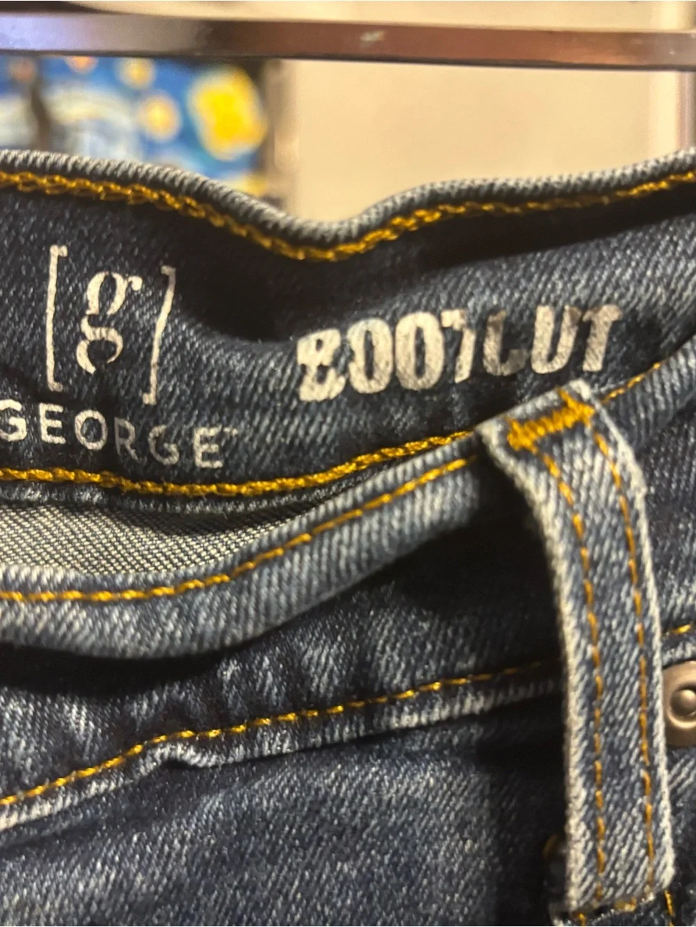 George Men's Boot-cut Jeans - Blue Wash